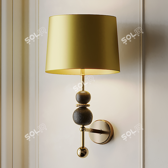 Elegant Chelsea Wall Light 3D model image 3