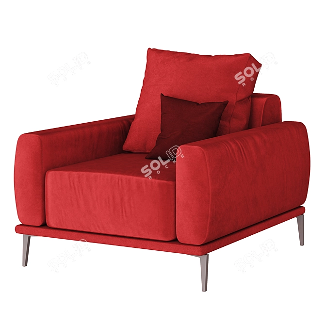 Lebom ALFIL | Stylish Armchair 3D model image 2