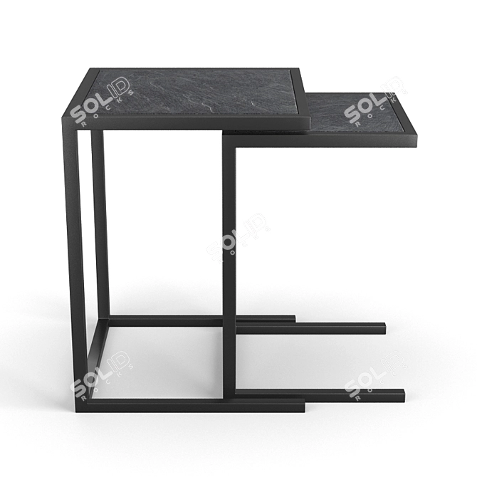 Modern Stylish Nesting Tables 3D model image 2