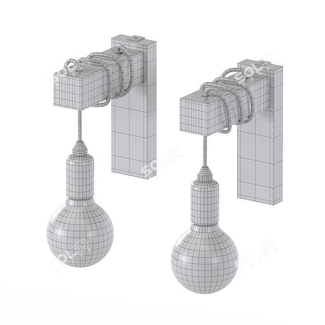 Eglo TOWNSHEND Wall Lamp - Sleek Design for Modern Spaces 3D model image 3