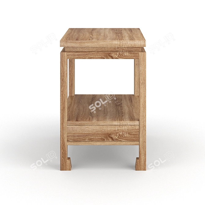 Title: Elegant Reese Side Table 3D model image 2