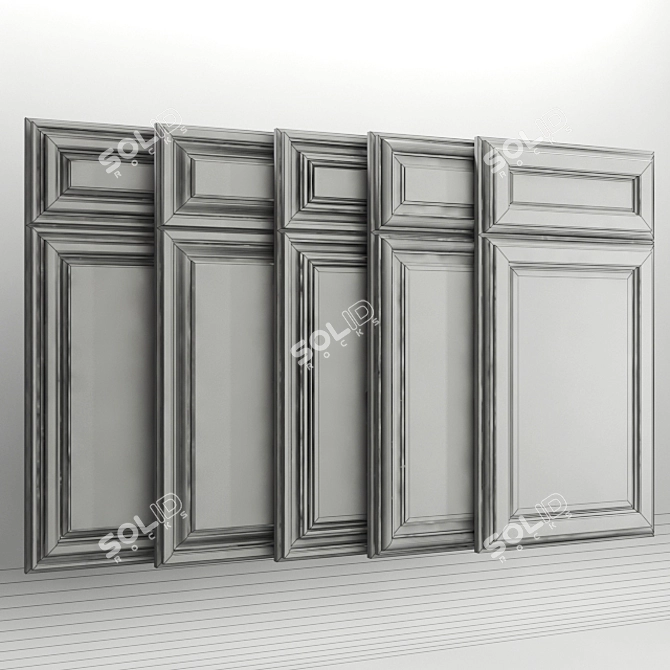 3D Max Kit Cabinet 3D model image 4