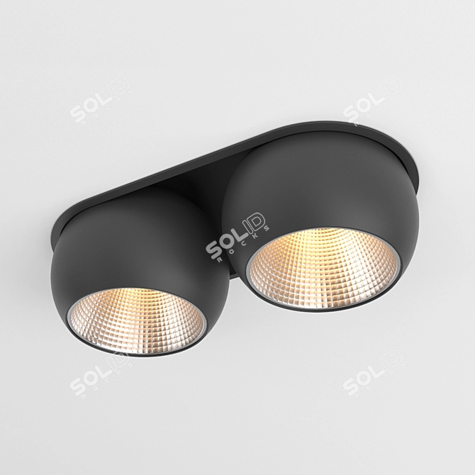 Modular Marbul Recessed: Versatile Lighting Solution 3D model image 4