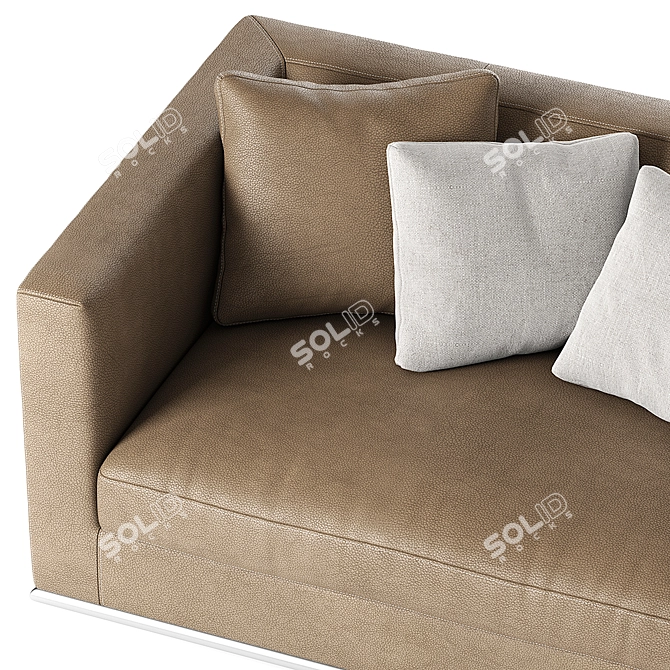 Elegant and Comfortable Bilbao Sofa 3D model image 2