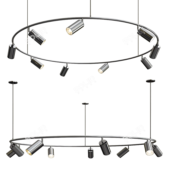 Exclusive Chandelier Collection_64: Elegance Elevated 3D model image 4