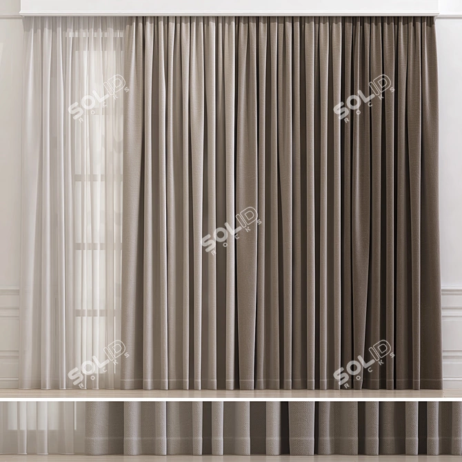 Revamped Curtain 650 3D model image 1