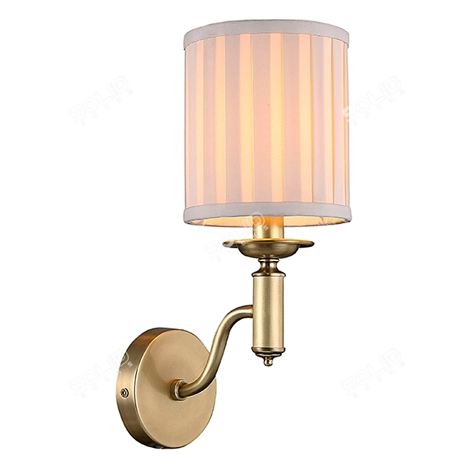 Elegant Brass Newport 3361/A Lighting 3D model image 1