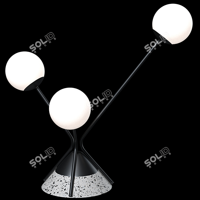 Modern Flora Table Lamp by Roche Bobois 3D model image 1