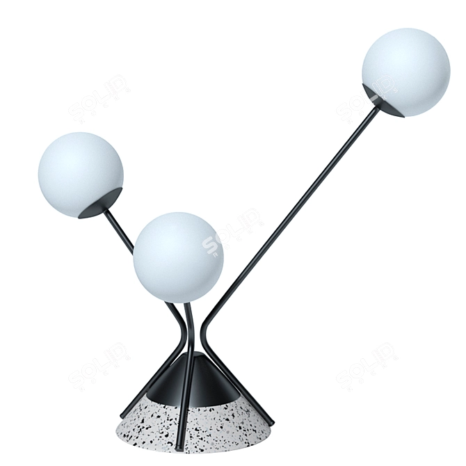 Modern Flora Table Lamp by Roche Bobois 3D model image 2