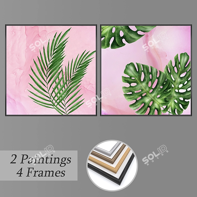 Multi-Piece Wall Art Set 3D model image 1