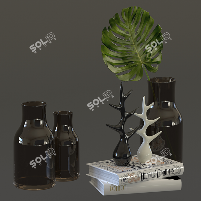 Elegant Decor Set for Vinga Home 3D model image 9