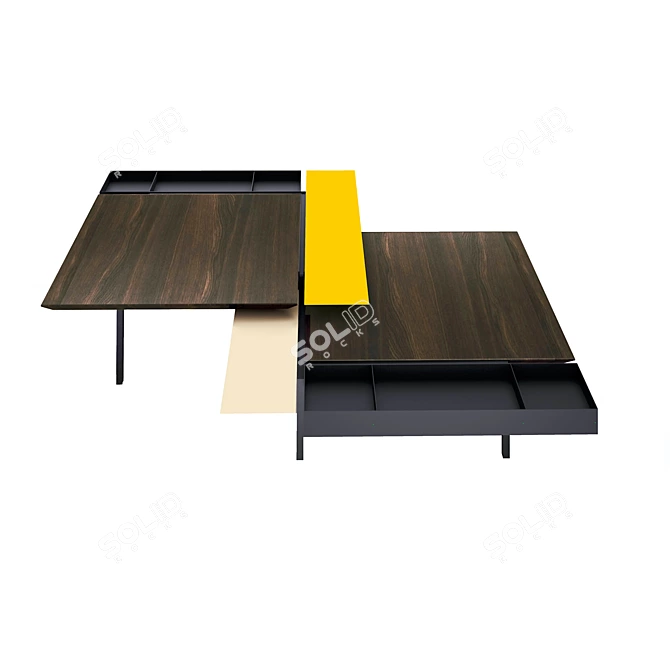 Minimalist LADIN Side Table 3D model image 1