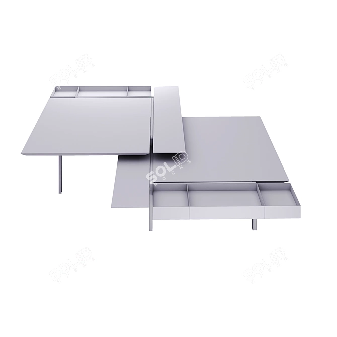 Minimalist LADIN Side Table 3D model image 3