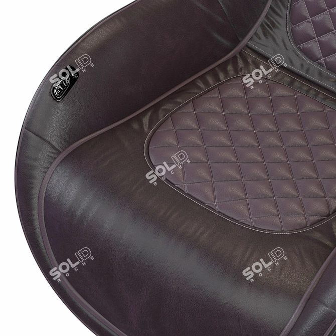 Title: Cozzia HOMEDICS Massage Chair - Ultimate Relaxation at Home 3D model image 4