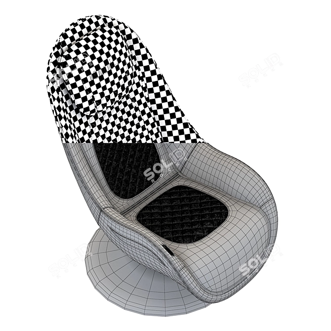 Title: Cozzia HOMEDICS Massage Chair - Ultimate Relaxation at Home 3D model image 5