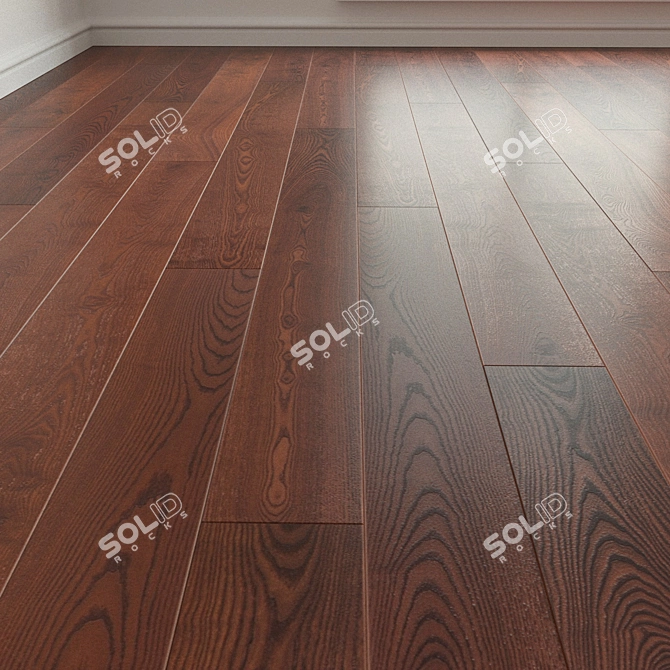 TANGO ASH COGNAC Laminate Parquet 3D model image 1