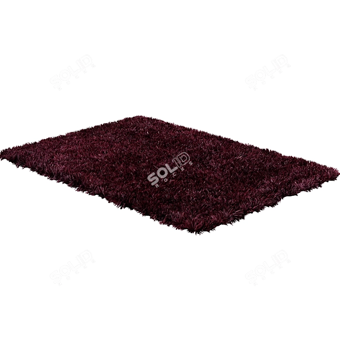 Ebony Polyster Carpets 3D model image 3