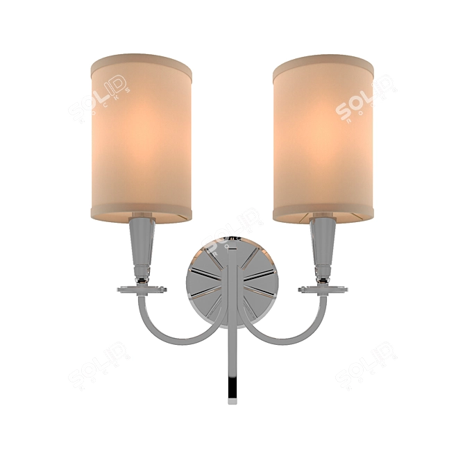 Elegant Newport 3432/A Wall Sconce 3D model image 1