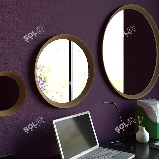 Langesund Mirror Collection - IKEA 3D model image 3