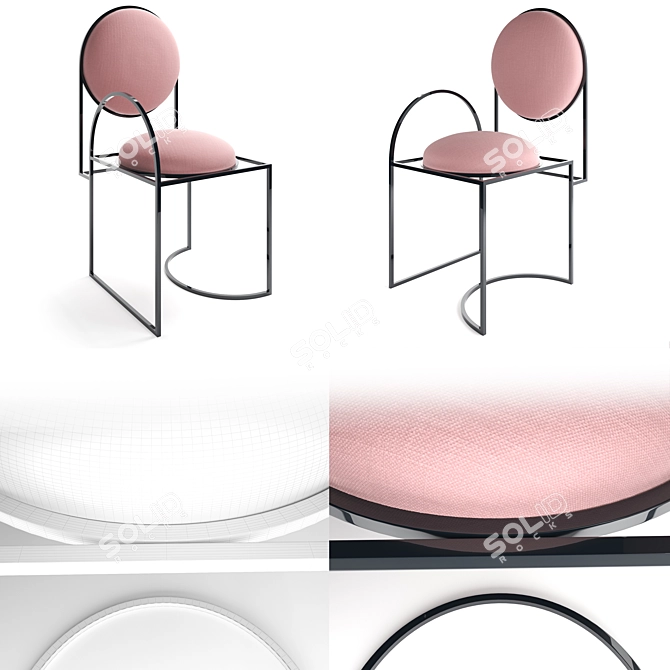 Bohinc Studio Orbit Chair: Sleek, Stylish, and Stellar 3D model image 3