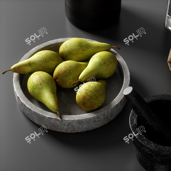 Modern Kitchen Decor Set 05 3D model image 3