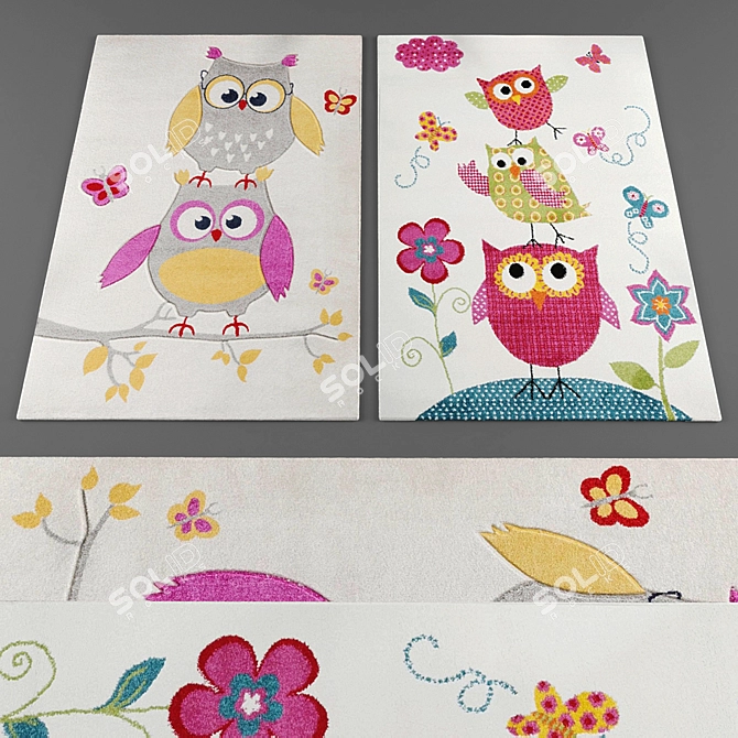 Childhood Magic: Rugs Collection 3D model image 2