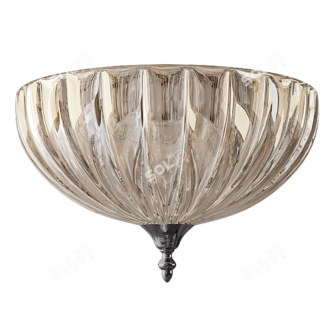 Chrome Newport 6702A Wall Sconce 3D model image 1