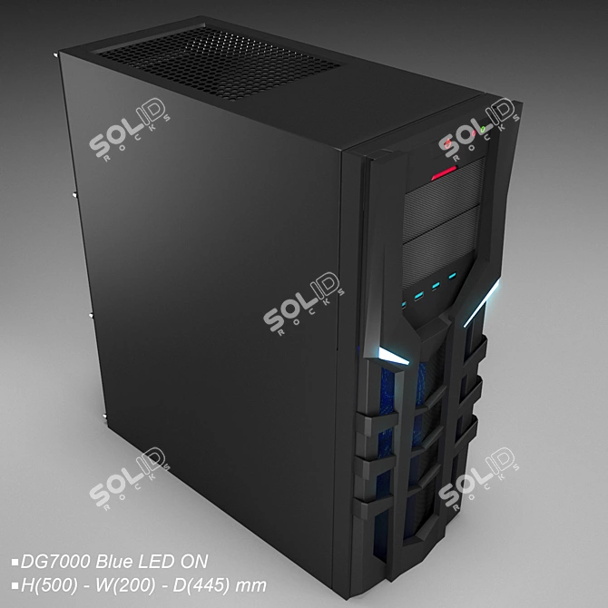 Versatile Computer Case Set 3D model image 2