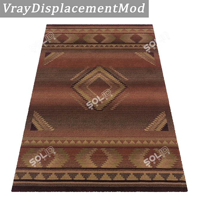 Versatile High-Quality Carpets Set 3D model image 4