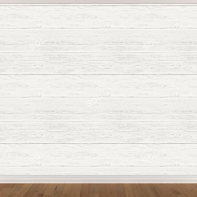 Seamless Wallpaper Set - 3 Colors 3D model image 2