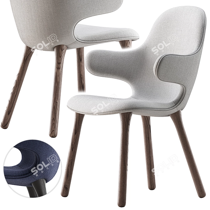 JH1 Catch Chair: Designer Jaime Hayon, 2013 3D model image 1