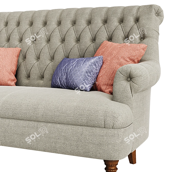 Wood Bros Pickering Compact Sofa 3D model image 3