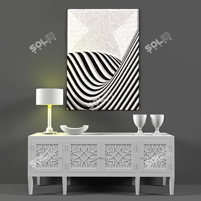 Magrezza: Vector Art Decor 3D model image 2