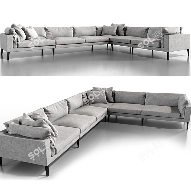 Floyd-Hi 2: Sleek Comfort Made Easy 3D model image 1