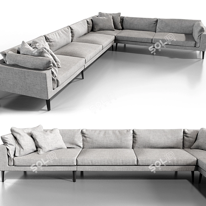 Floyd-Hi 2: Sleek Comfort Made Easy 3D model image 2