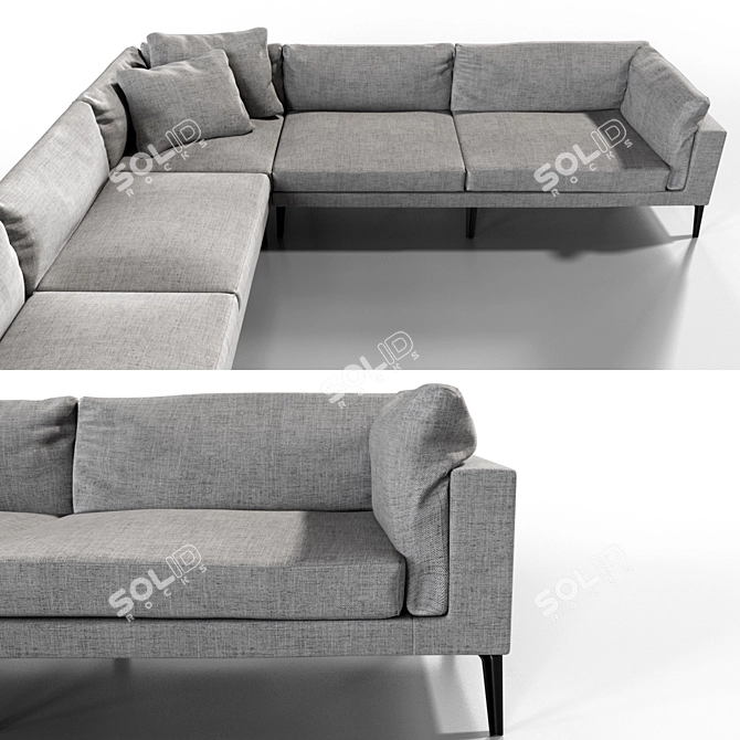 Floyd-Hi 2: Sleek Comfort Made Easy 3D model image 3