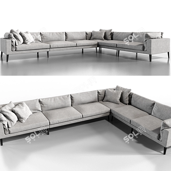 Floyd-Hi 2: Sleek Comfort Made Easy 3D model image 4