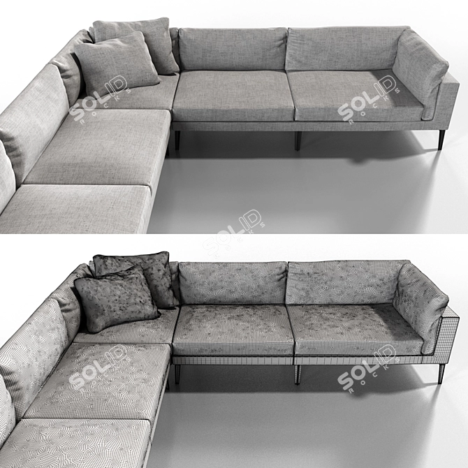 Floyd-Hi 2: Sleek Comfort Made Easy 3D model image 5