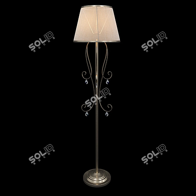 Simone Freya Classic Floor Lamp 3D model image 1