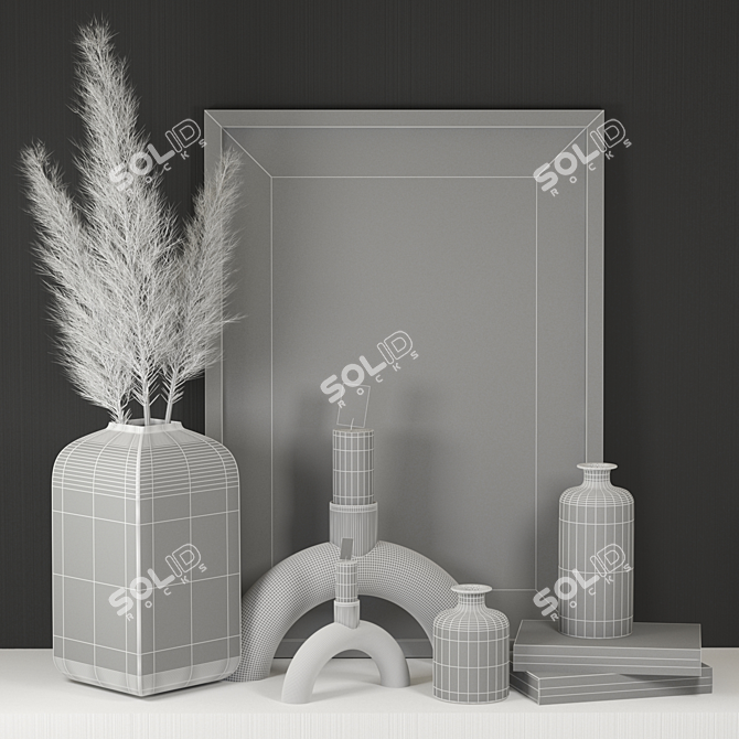 Elegant Decor Set: Dimensional Bliss 3D model image 3