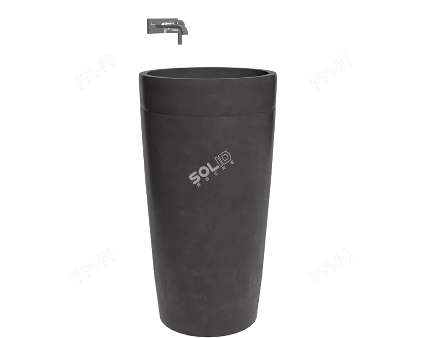 Chashishte Concrete Sink 3D model image 1