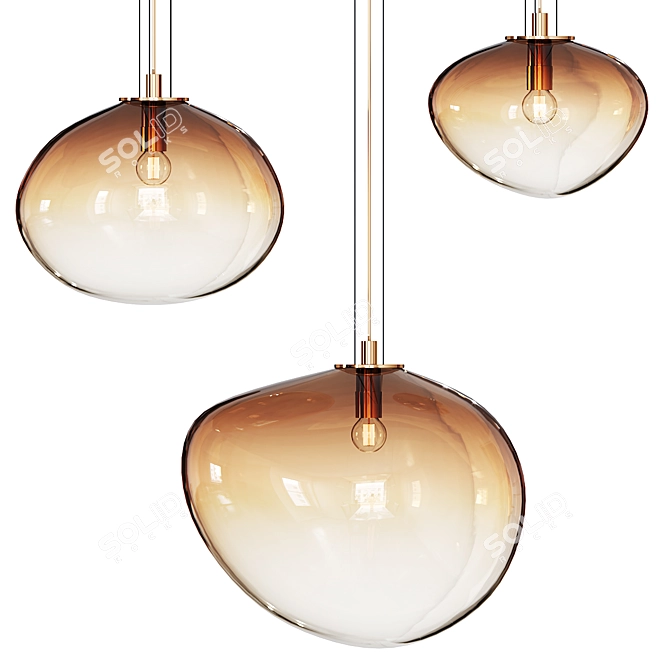 Eloa Sirius Chandelier | Pendant Lamp 3D model image 1