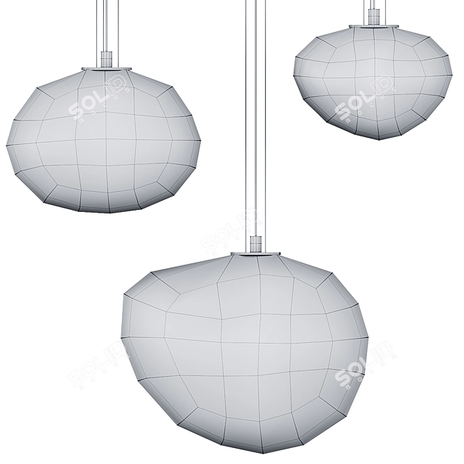 Eloa Sirius Chandelier | Pendant Lamp 3D model image 2