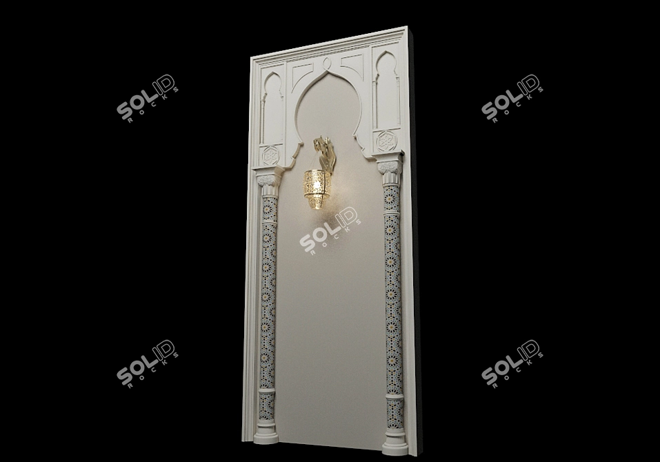 Moroccan Magic: Authentic Décor 3D model image 3