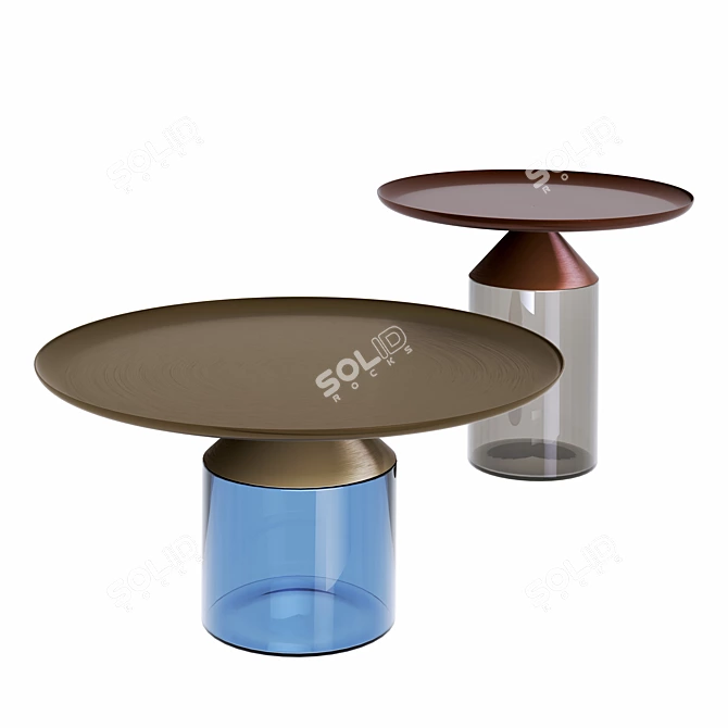 Balanced Elegance: Equilibre Coffee Table 3D model image 1