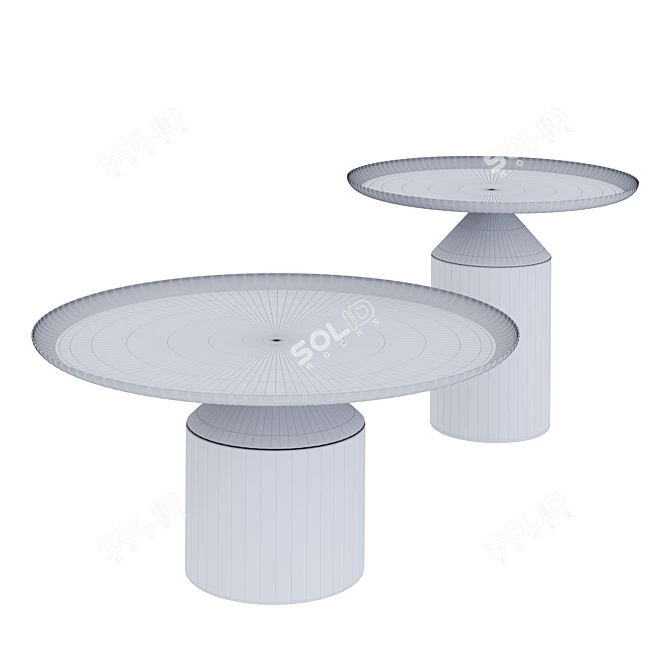 Balanced Elegance: Equilibre Coffee Table 3D model image 2