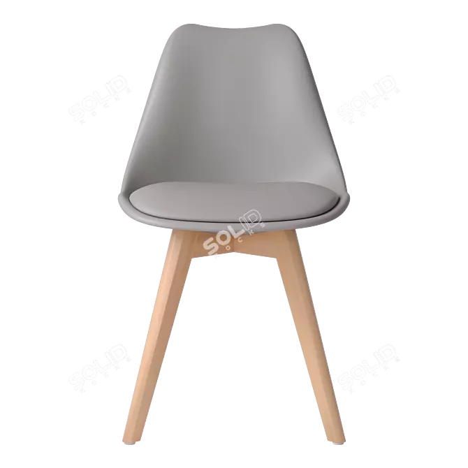 iModern Scandinavian Ulric Chair 3D model image 3