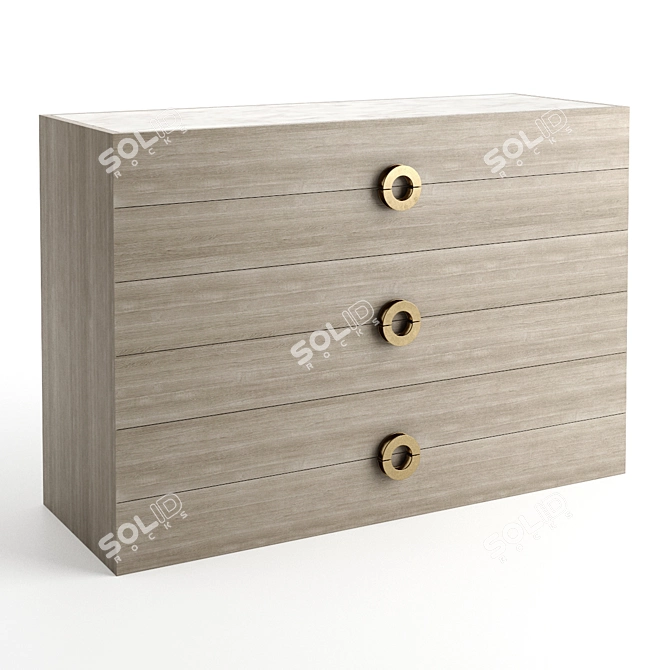 Modern Frato Soho Chest of Drawers 3D model image 3