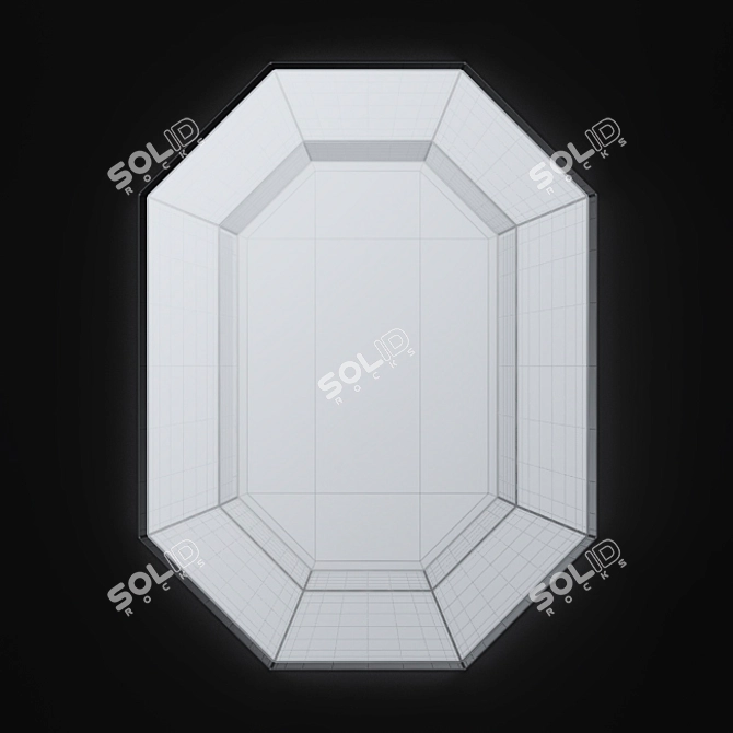 Elegant Eichholtz Mirror: Le Sereno 3D model image 2