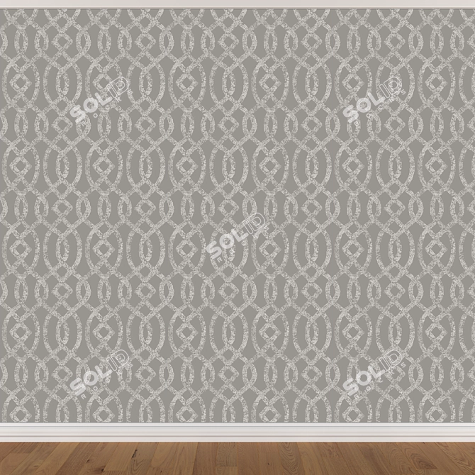 Seamless Wallpaper Set 684 (3 Colors) 3D model image 3